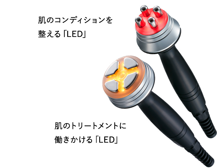 筋肉に刺激を与える「EMS/吸引」