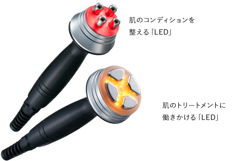 筋肉に刺激を与える「EMS/吸引」
