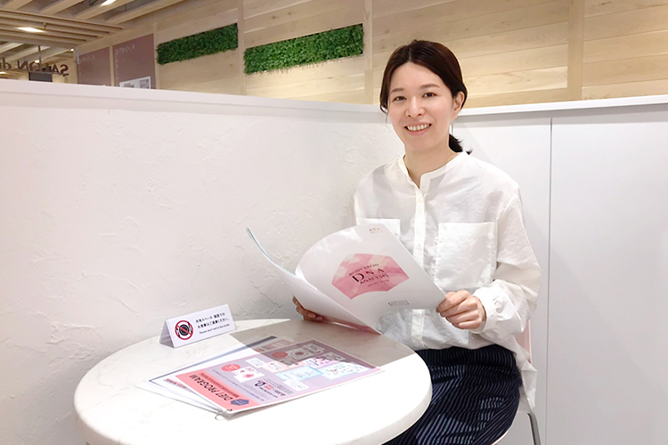 インタビューの様子